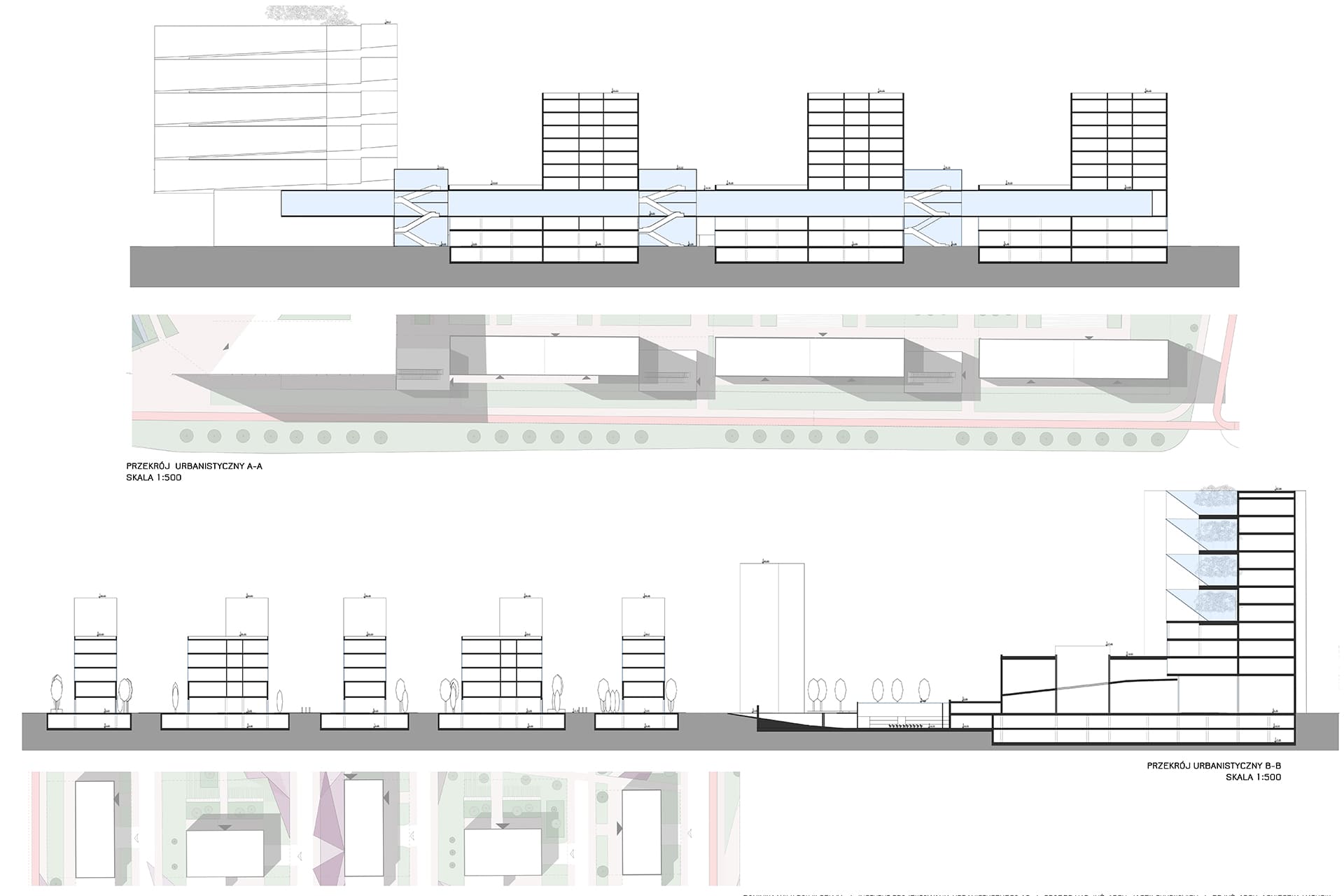 centrum_krakow_przekroje_urbanistyczne